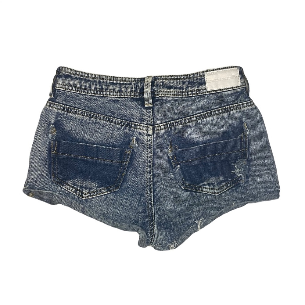 Stonewashed Cutoffs